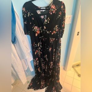Jade maxi dress floral